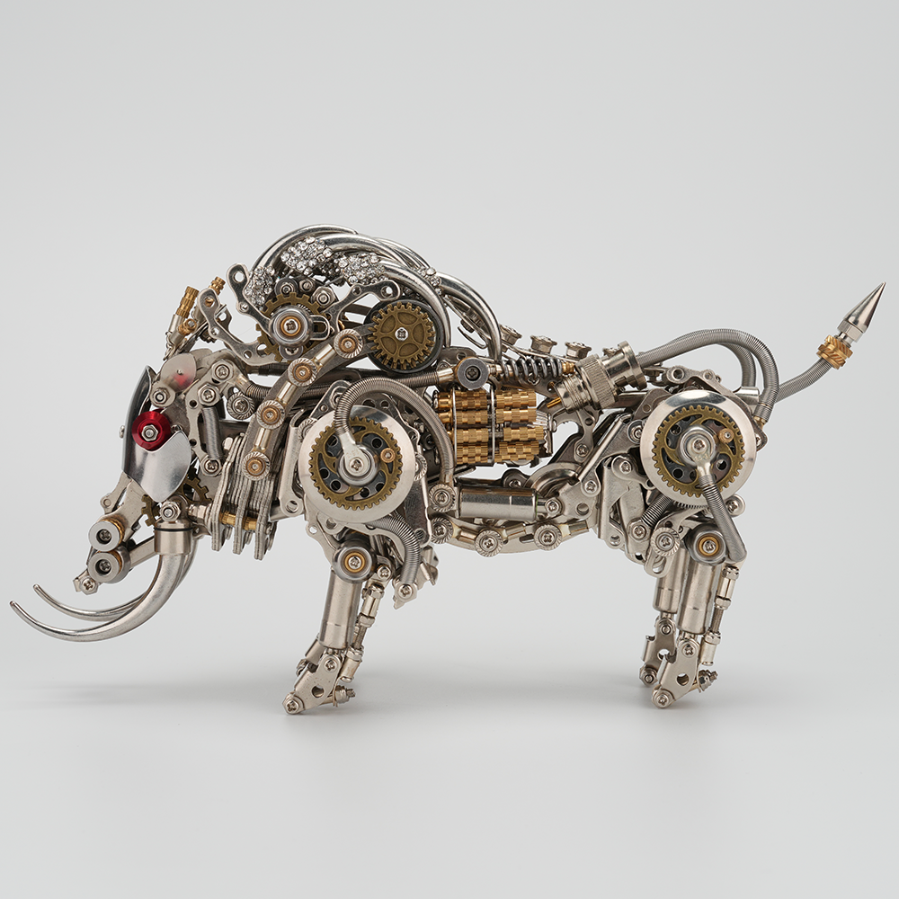 Wild Boar with Tusks 3D Metal Puzzle Mechanical Model Kit for Adults