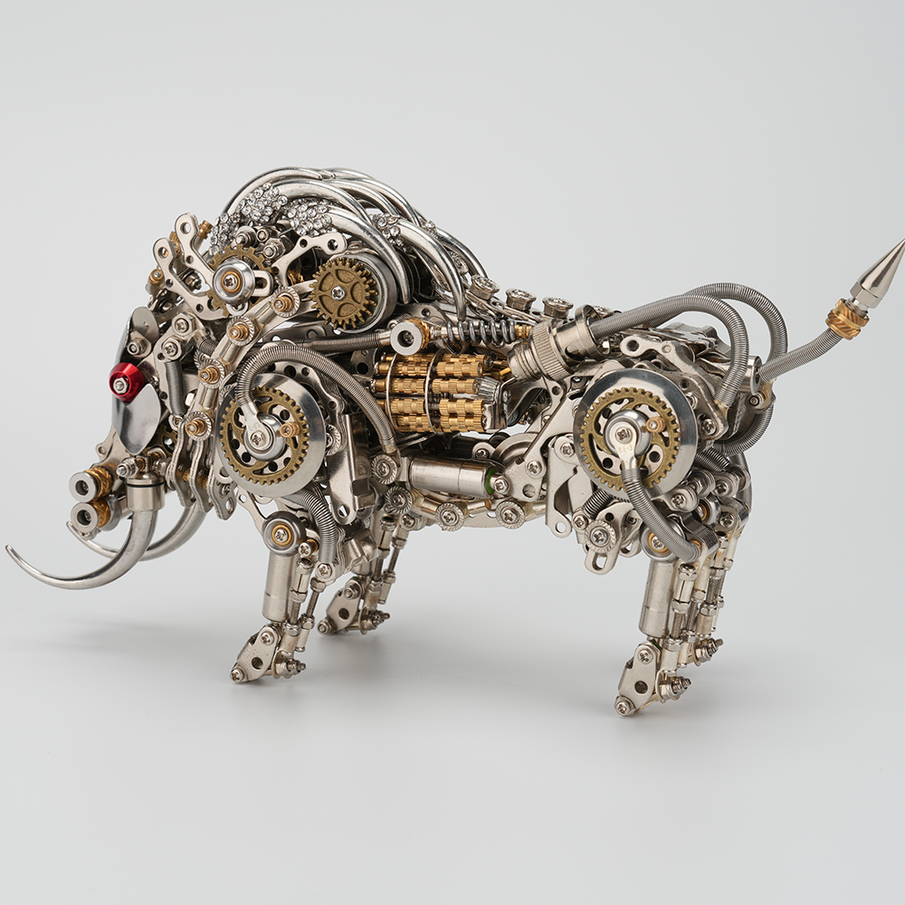 Wild Boar with Tusks 3D Metal Puzzle Mechanical Model Kit for Adults