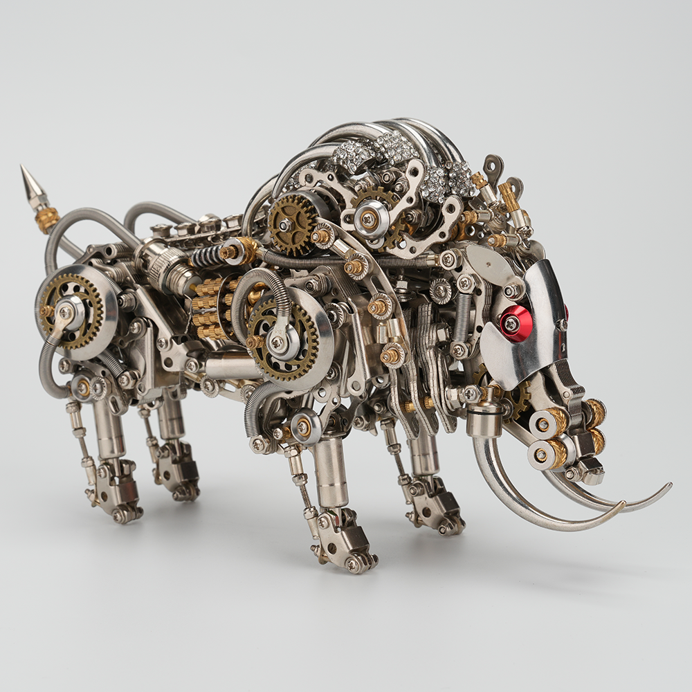 Wild Boar with Tusks 3D Metal Puzzle Mechanical Model Kit for Adults