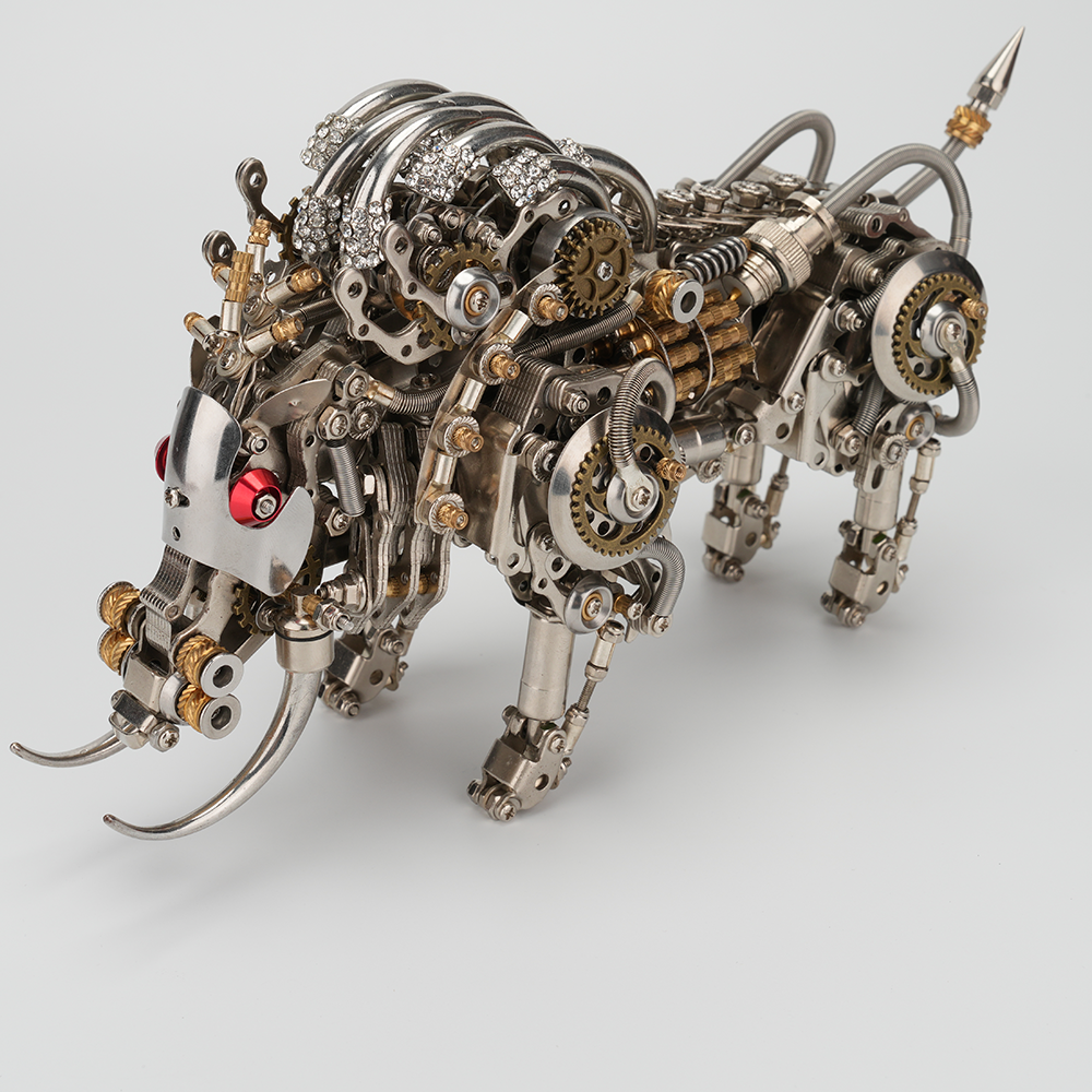 Wild Boar with Tusks 3D Metal Puzzle Mechanical Model Kit for Adults