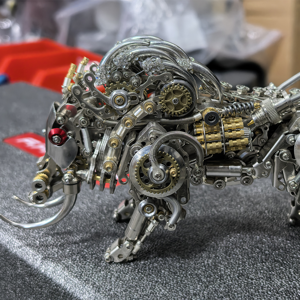 Wild Boar with Tusks 3D Metal Puzzle Mechanical Model Kit for Adults