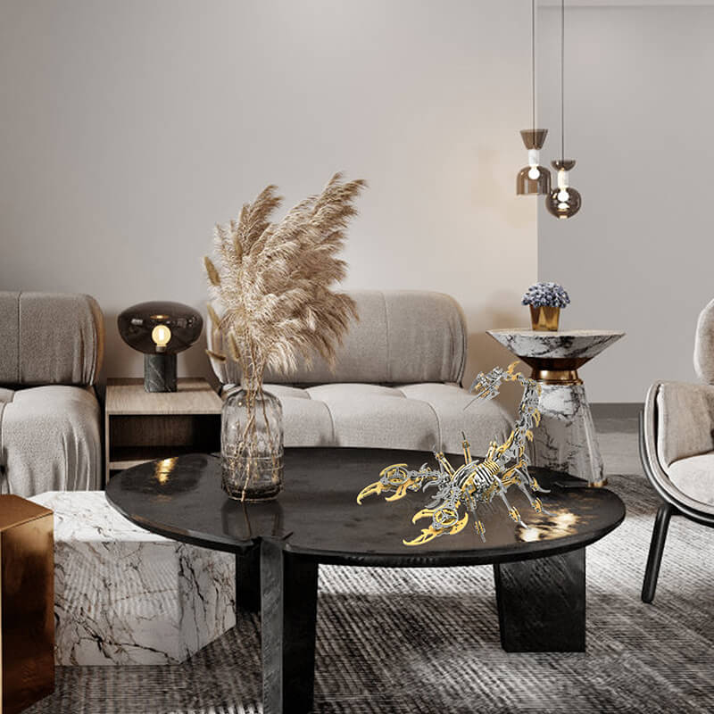 3D Scorpion Metal Puzzle Colorful Model Kit for Gifts and Decoration