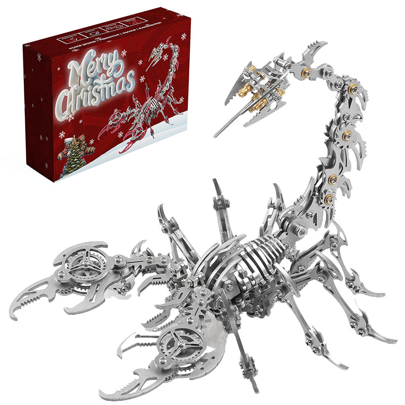3D Scorpion Metal Puzzle Colorful Model Kit for Gifts and Decoration