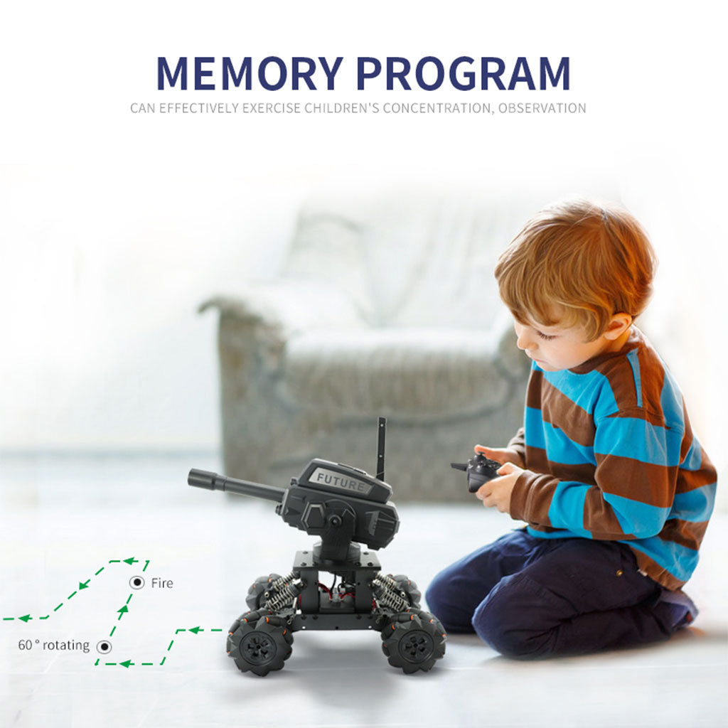 108PCS 3D Alloy assembly programming rechargeable wireless remote control tank electric water bomb car model kit