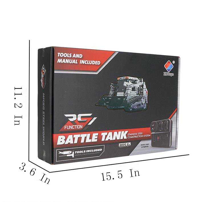 3D alloy crawler forklift remote control vehicle assembled scientific and educational engineering vehicle model