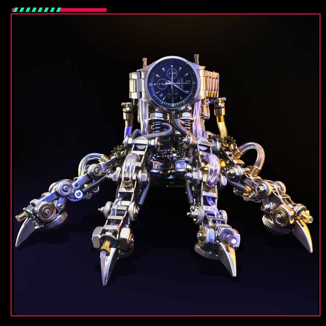 800 PCS 3D Metal Diy Dragon Claw Model Kit met kleurrijke lichten