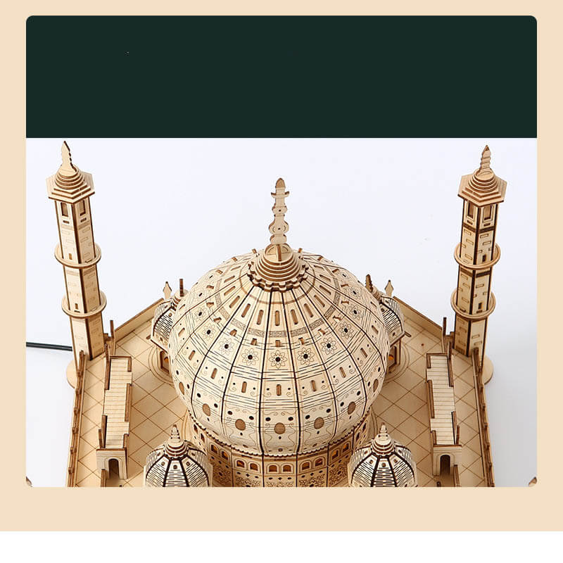 DIY Castle 3D Wooden Puzzle Creative Model Kit for Christmas Gifts