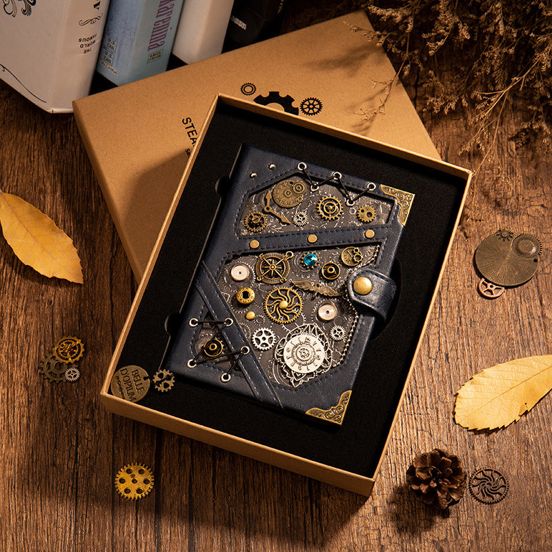 Steampunk Notebook Hardcover Notebook mit Geschenkbox