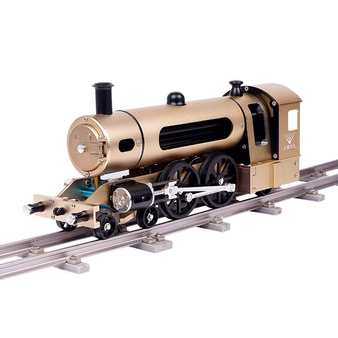 Teching Assembly Electric Dampf Lokomotive Trainer Spielzeuggeschenke für Erwachsene