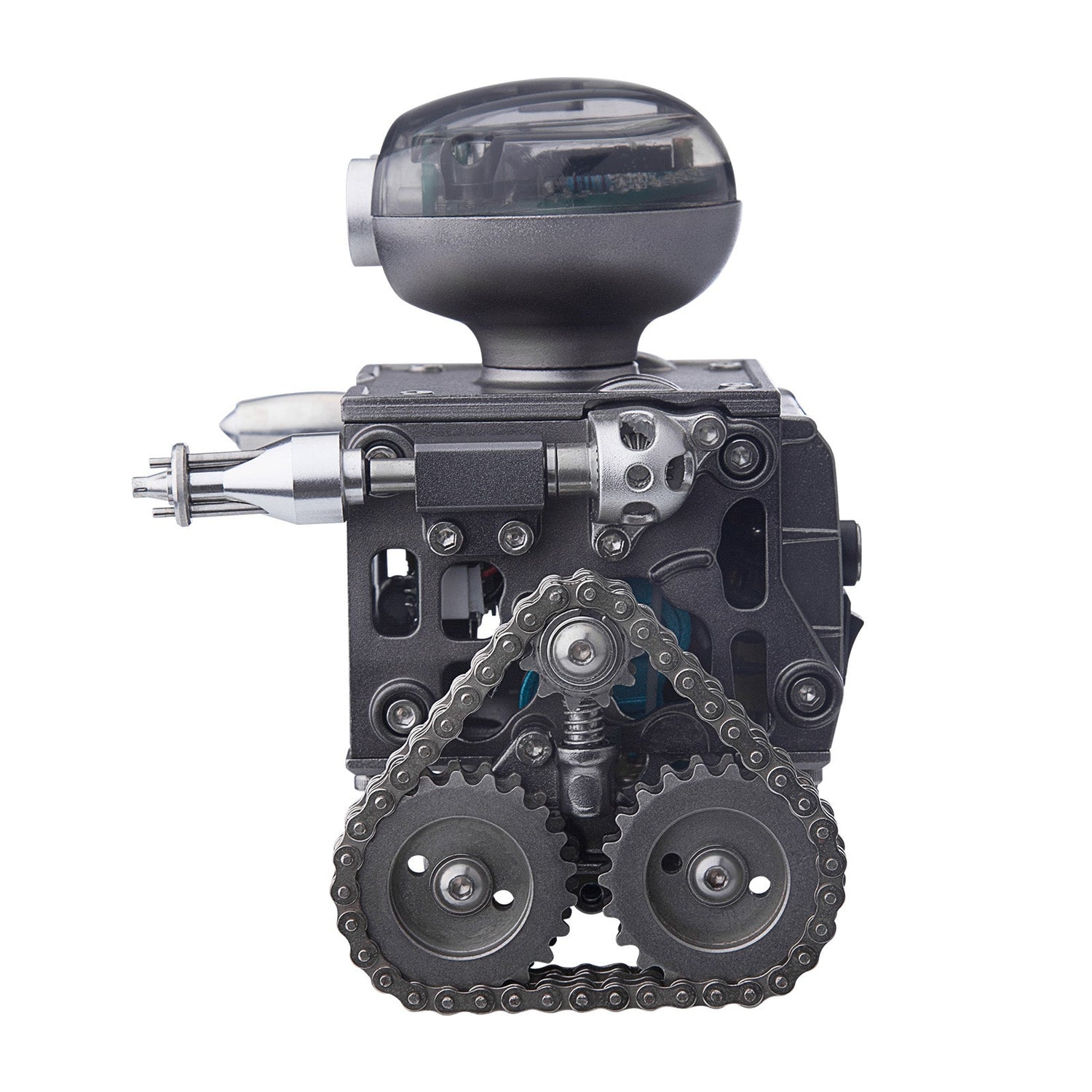 Teching DIY Mechanical Bluetooth Lautsprecher RC Tracked Roboter Metall Model Kit