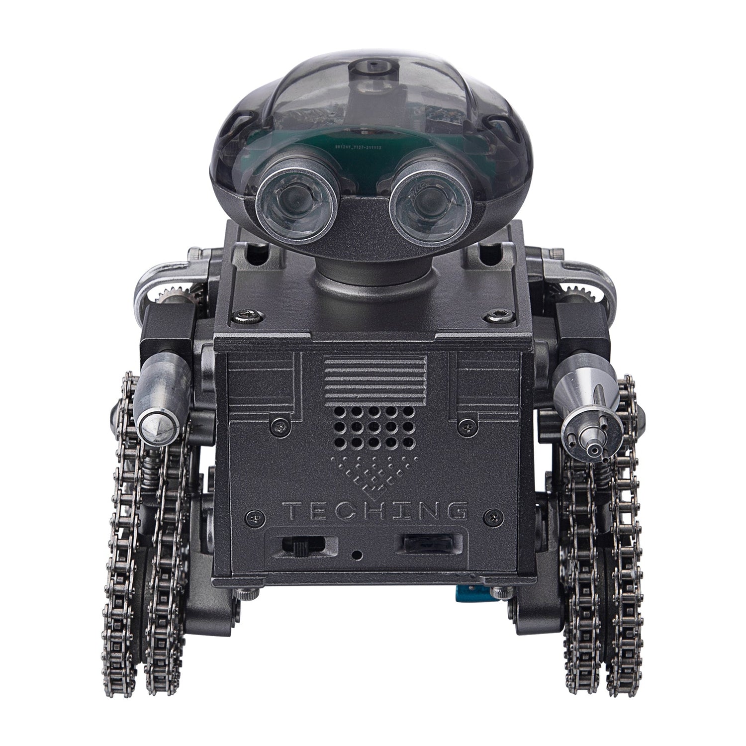 Teching DIY Mechanical Bluetooth Lautsprecher RC Tracked Roboter Metall Model Kit