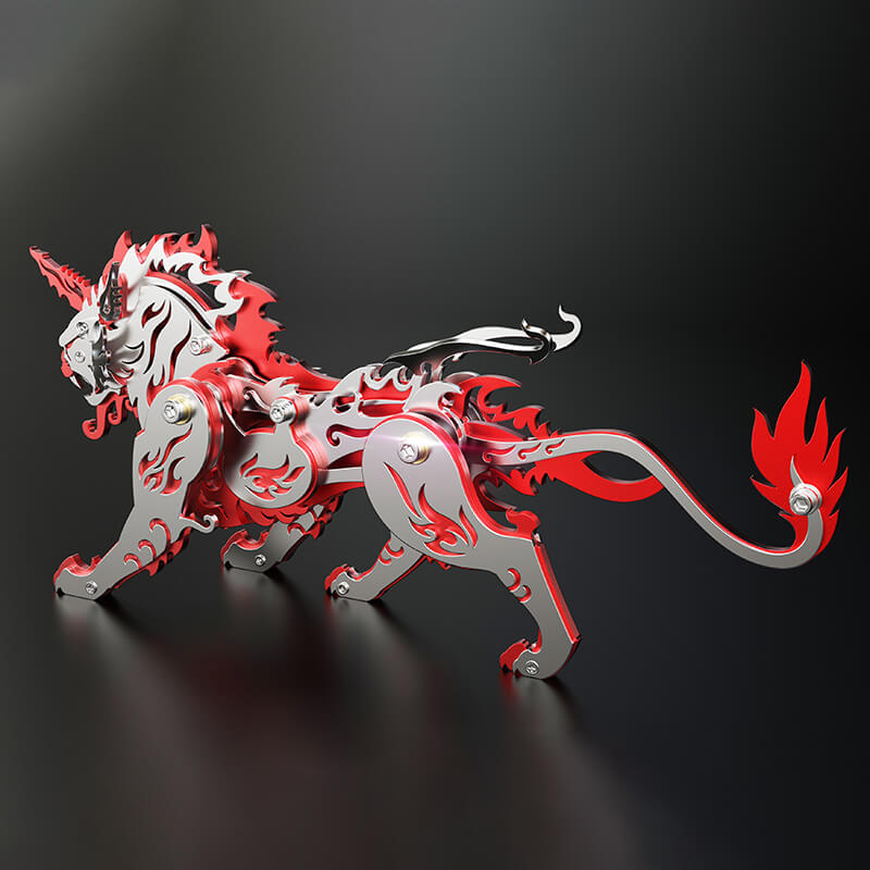 3D Metal Mechanische variatie Tiger Puzzle Model Kit