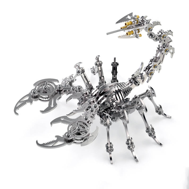 3D Scorpion Metal Puzzle Colorful Model Kit for Gifts and Decoration