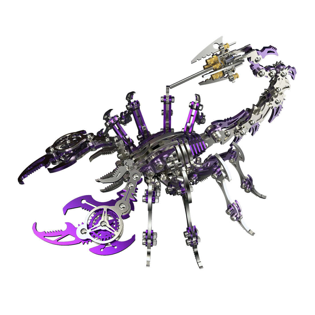 3D Scorpion Metal Puzzle Colorful Model Kit for Gifts and Decoration