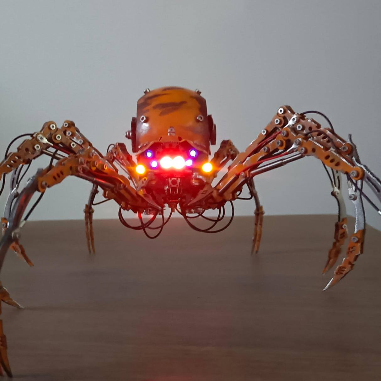 Steampunk Diy Battle Beschadigde Spider Metal Puzzle 3D Model Kit