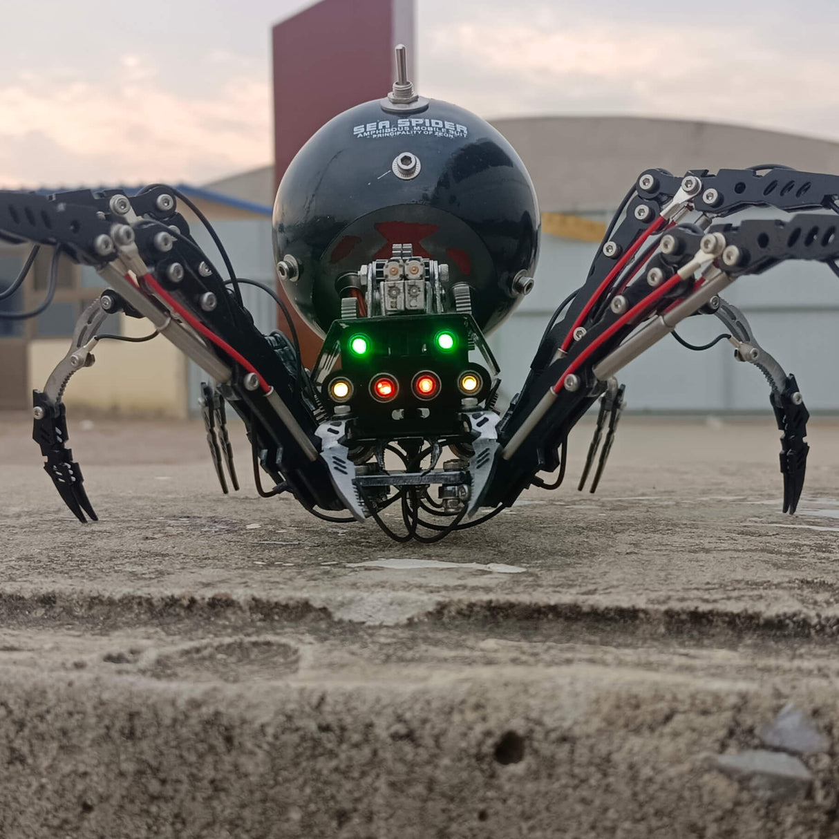 Steampunk -DIY klimmen Black Widow Spider Metal Puzzle Big Model Kit