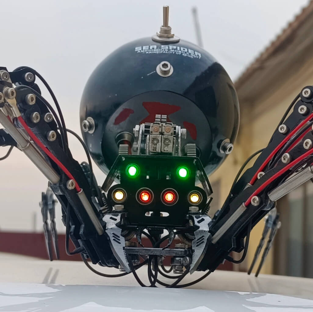 Steampunk -DIY klimmen Black Widow Spider Metal Puzzle Big Model Kit