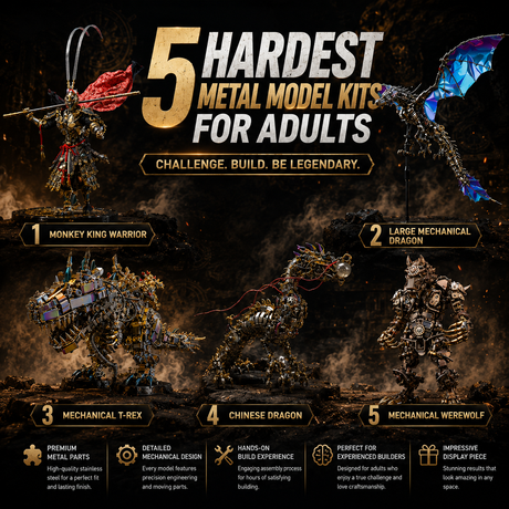 5 Hardest & Most Complex Metal Model Kits for Adults
