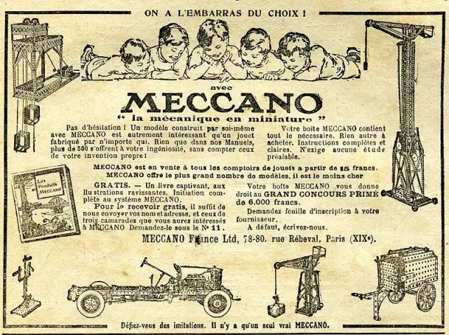 A Brief History of Metal Kit Building Toys - From 100 Years Ago ...