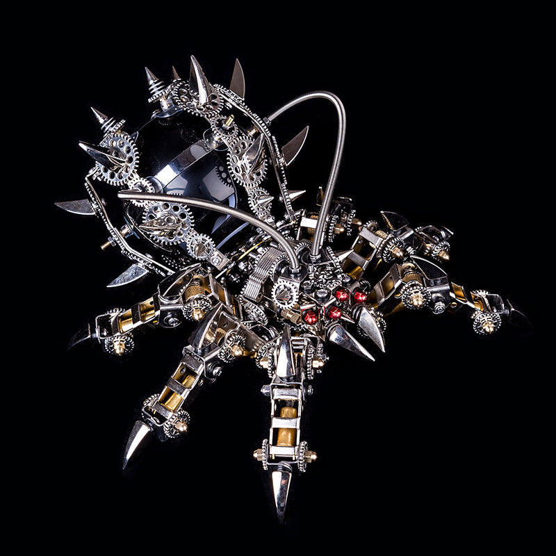 800pcs+ DIY 3D Metall Spider King Model Kit Bluetooth Lautsprecher Assembly schwieriges Puzzle