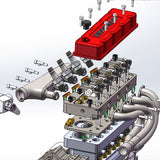 CISON L4-175 4-cylinder 4-stroke 8000 rpm gasoline engine model kit