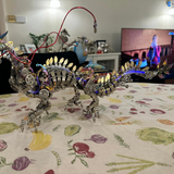 1300pcs 3D Metal DIY Kit de modèle de dragon chinois réaliste