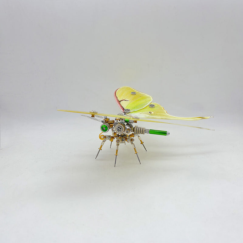 Laden Sie das Bild in Galerie -Viewer, {200PCS Steampunk moth metal puzzle model kit
