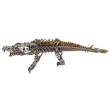 3D Crocodile Metal Puzzle 1500PCS Model Kit for Adults