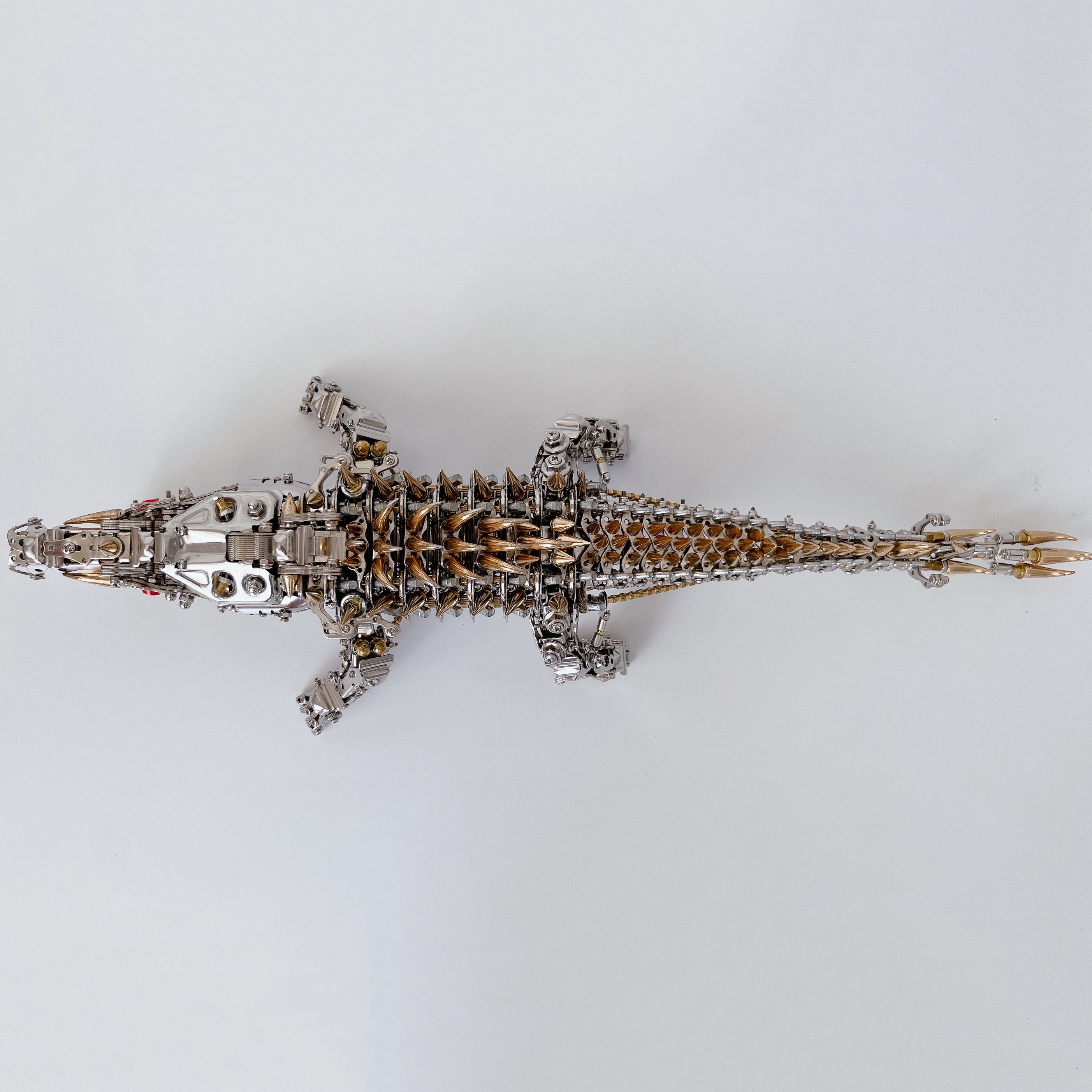 3D Crocodile Metal Puzzle 1500PCS Model Kit for Adults – metalkitor