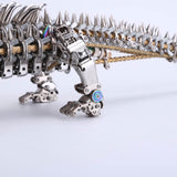 3D Crocodile Metal Puzzle 1500PCS Model Kit for Adults