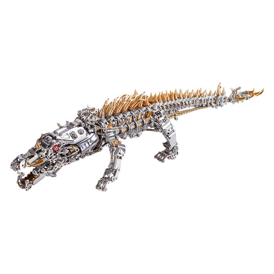 3D Crocodile Metal Puzzle 1500PCS Model Kit for Adults