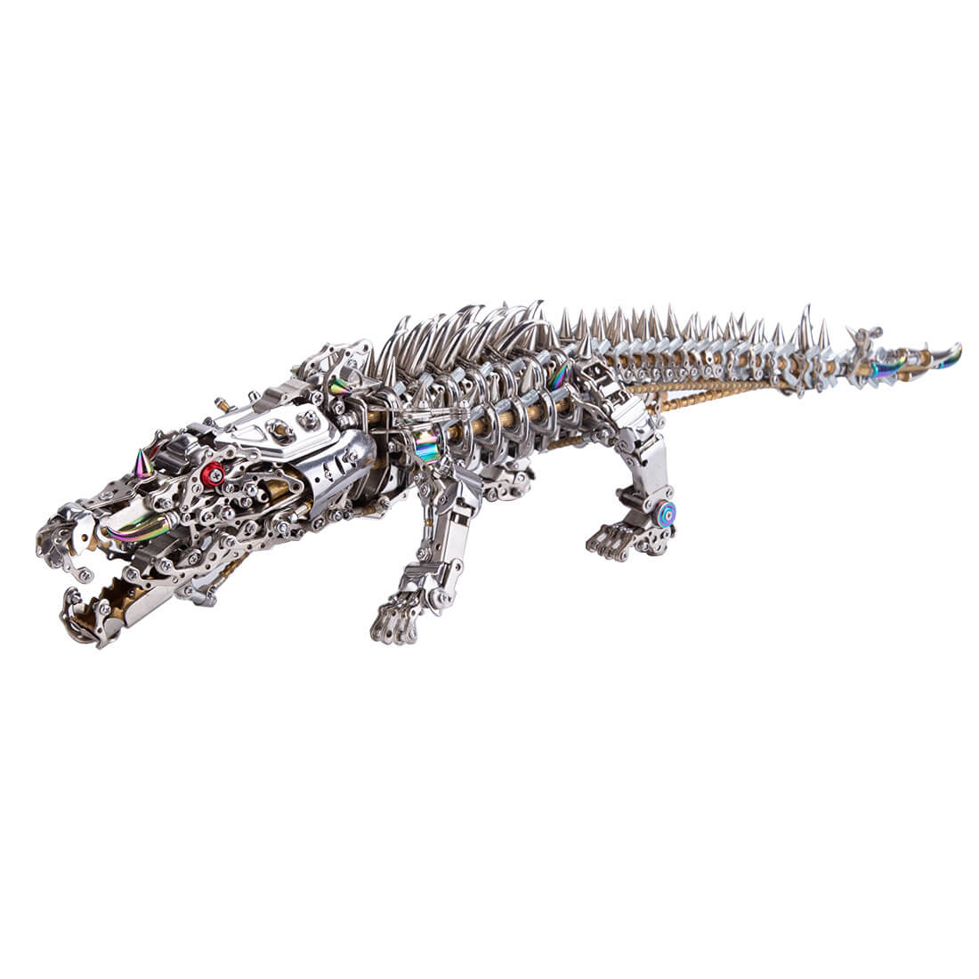 3D Crocodile Metal Puzzle 1500PCS Model Kit for Adults – metalkitor