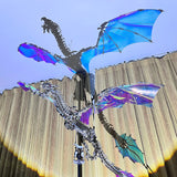 3D large metal mechanical dragon model puzzle model mythical creature series