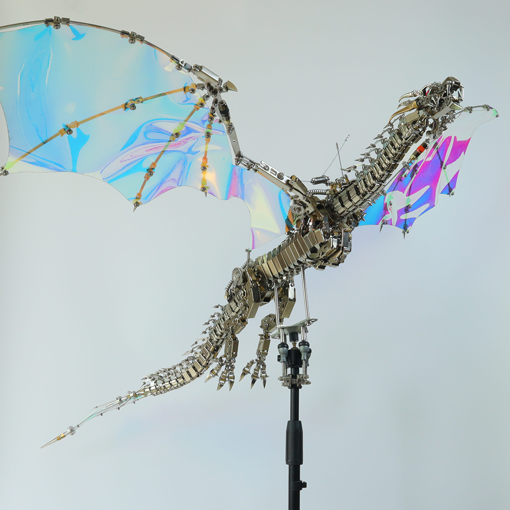3D Metal Mechanical Dinosaur Puzzle - DIY Model Kit For Adults & Teens
