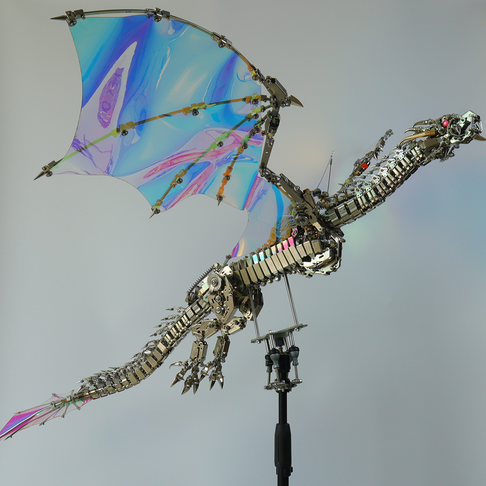 【未開封品】DragonModels1/6ApolloAstronaut2011 3D large metal mechanical dragon model puzzle model mythical