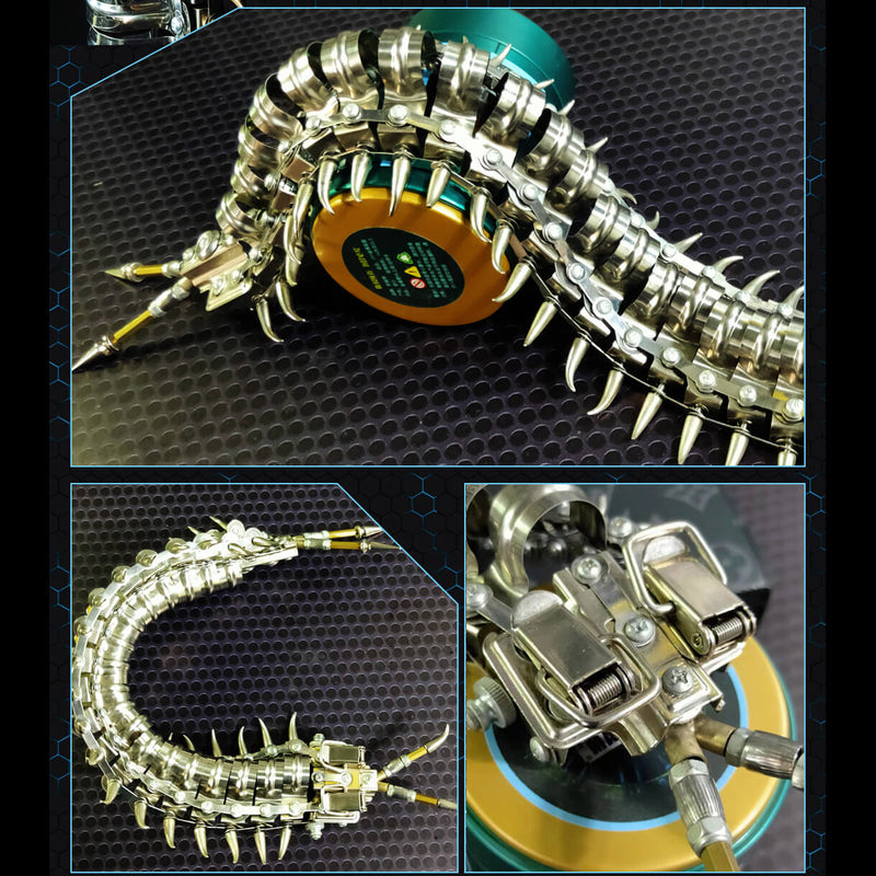 Load image into Gallery viewer, 3D metal centipede puzzle model kit for adults and kids
