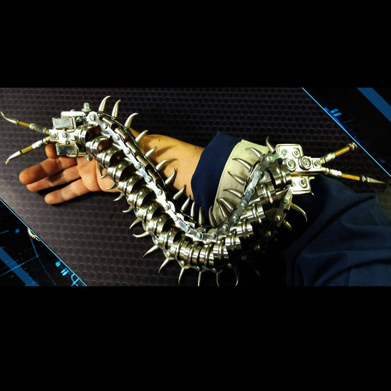 Laad de afbeelding in galerijviewer, 3D metal centipede puzzle model kit for adults and kids
