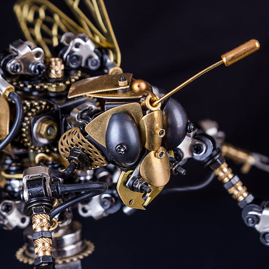 3D Metal Diy Mechanische Wasps Insecten Puzzle Model Kit Assembly Jigsaw Crafts