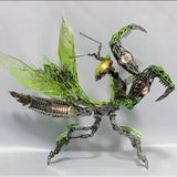 3D Metal Mechanical Mantis 1200PCS Puzzle Model Kit Insect Series