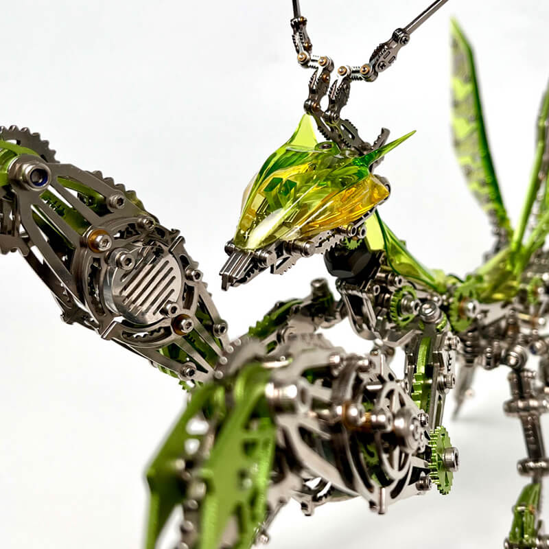 3D Metal Mechanical Mantis 1200PCS Puzzle Model Kit Insect Series ...