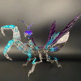 3D Metal Mechanical Mantis 1200PCS Puzzle Model Kit Insect Series