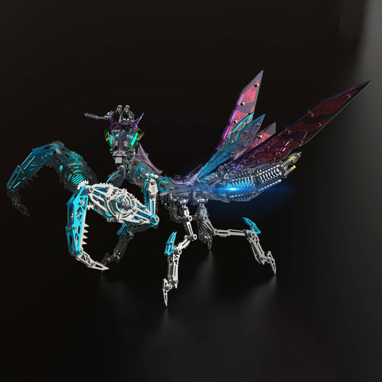 3D Metal Mechanical Mantis 1200PCS Puzzle Model Kit Insect Series