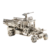 3D Metal Mechanical Military Truck Model Kit for Adults Camouflage DIY Assembly Puzzle
