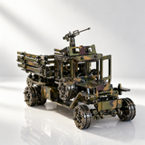 3D Metal Mechanical Military Truck Model Kit for Adults Camouflage DIY Assembly Puzzle