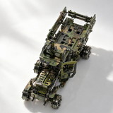 3D Metal Mechanical Military Truck Model Kit for Adults Camouflage DIY Assembly Puzzle