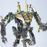 3D Metal Mechanical Robot 1300PCS Puzzle Model Kit with adjustable joints