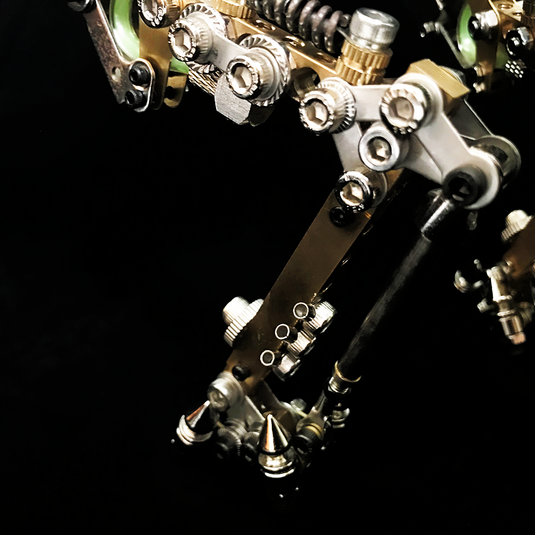 3D Metal Mechanical Robot 1300PCS Puzzle Model Kit with adjustable joints