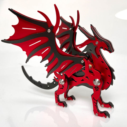 3D Metal Pterosaur Puzzle Model Kit Mythical Creature Dragon Series