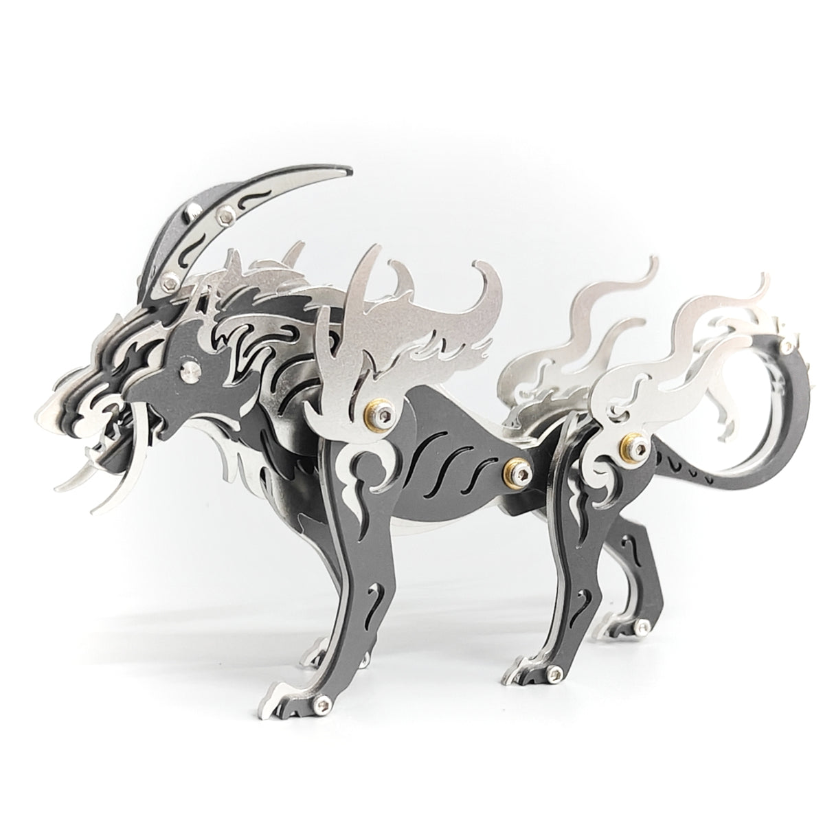 3D Metal Puzzle Siberian Plains Wolf Model Kit