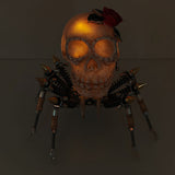 3D Metal Spider Skull Night Light Puzzle Model Kit for Halloween Decoration